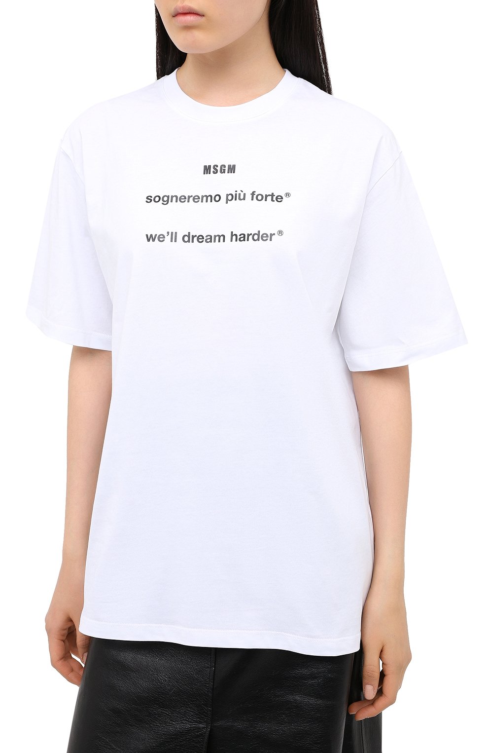 Хлопковая футболка MSGM, арт. 2941MDM179 207798, фото 3