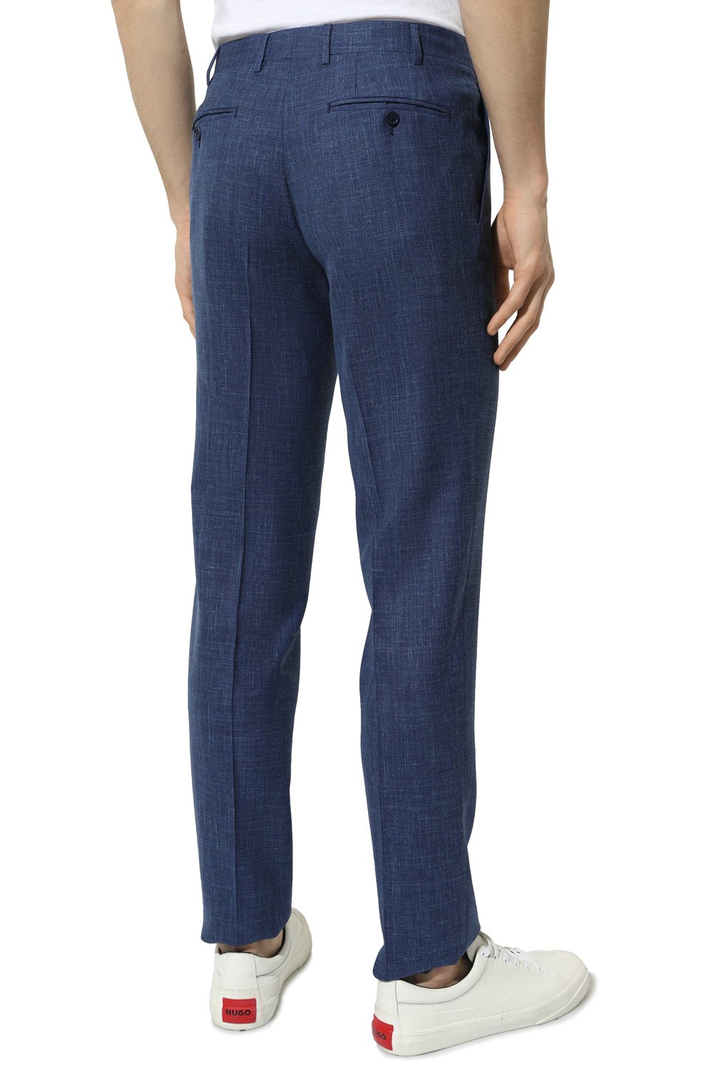 Брюки из шерсти и шелка CANALI, арт. 71019/AE00386, фото 4