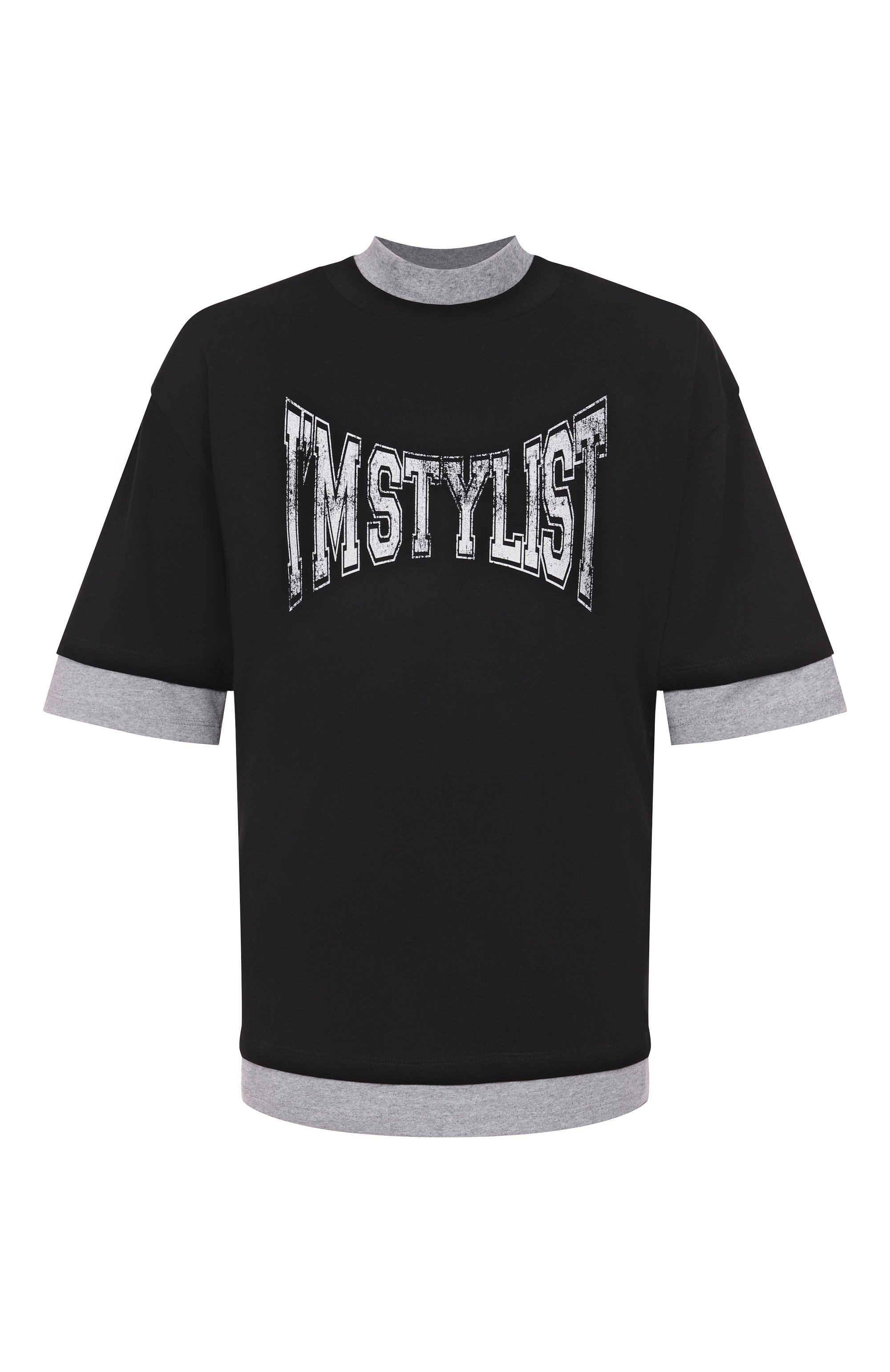 Хлопковая футболка DIEGO VENTURINO, арт. DVTS0-DBL-TSTY, фото 1