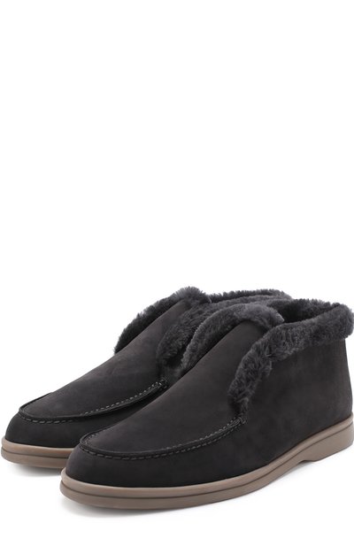 Замшевые ботинки open walk LORO PIANA, арт. FAG3602, фото 1