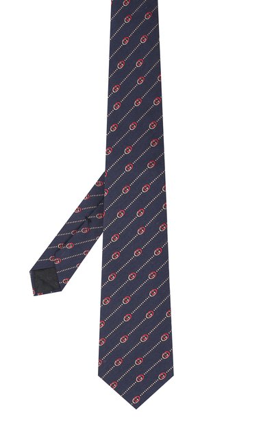 Галстук из шелка и шерсти GUCCI, арт. 624059/4E609, фото 2