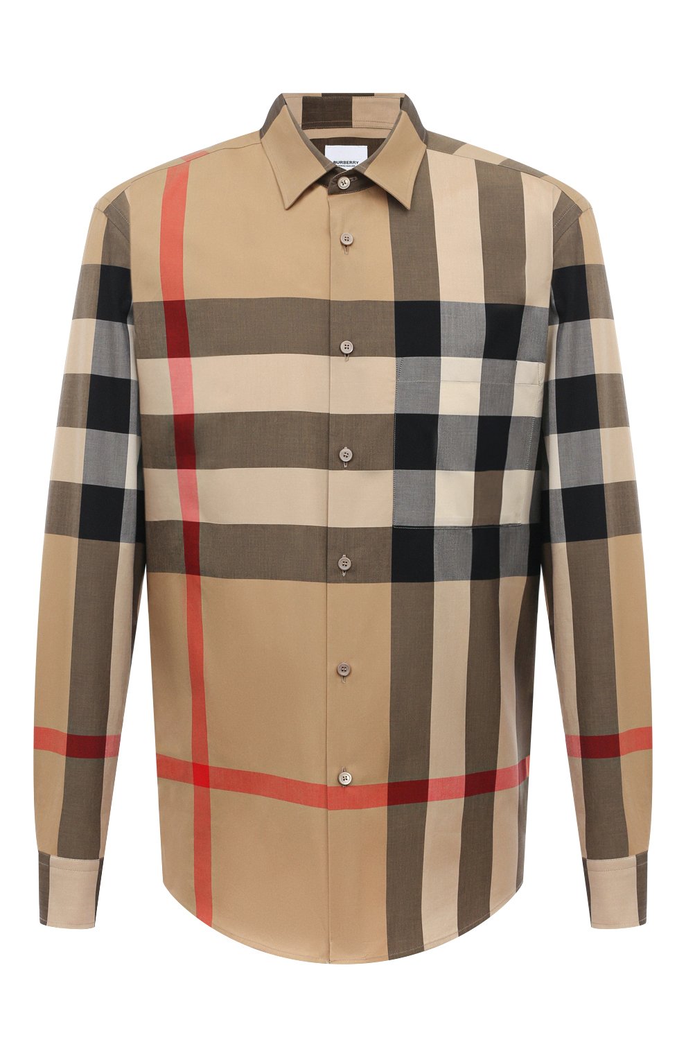 Хлопковая рубашка BURBERRY, арт. 8071445, фото 1
