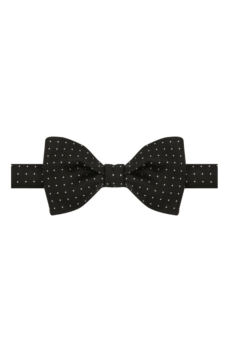 Мужской шелковый галстук-бабочка LANVIN черного цвета, арт. 1309/B0W TIE | Фото 1 (Материал: Текстиль, Шелк; Статус проверки: Проверено, Проверена категория; Нос: Не проставлено)