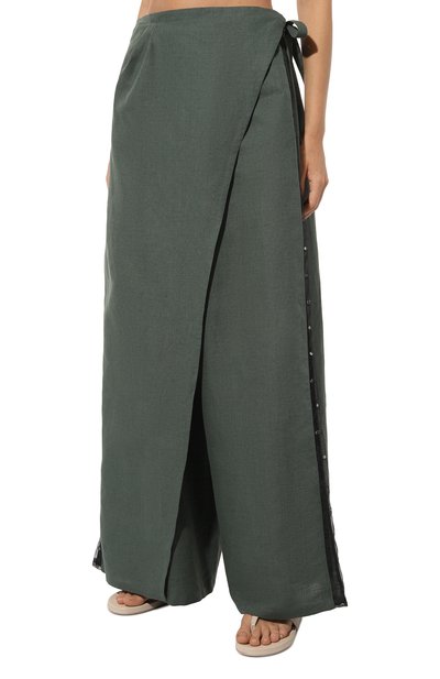 Брюки изо льна и хлопка MIDGARD PARIS, арт. V1-PT303-GN, фото 3