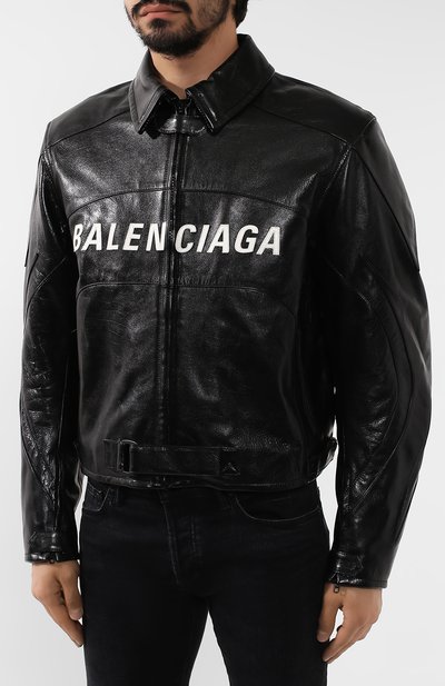 Кожаная куртка BALENCIAGA, арт. 594594/TGS08, фото 3
