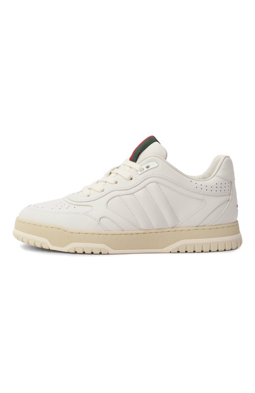 Кожаные кеды Re-Web Gucci 786186/AADJ9 Белый  786186/AADJ9 Фото 4
