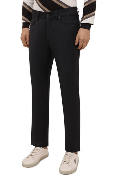 Шерстяные брюки ZEGNA, арт. UVP03/GAN, фото 3