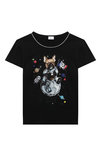 Хлопковая футболка LA PERLA, арт. 77484/8A-14A, фото 1