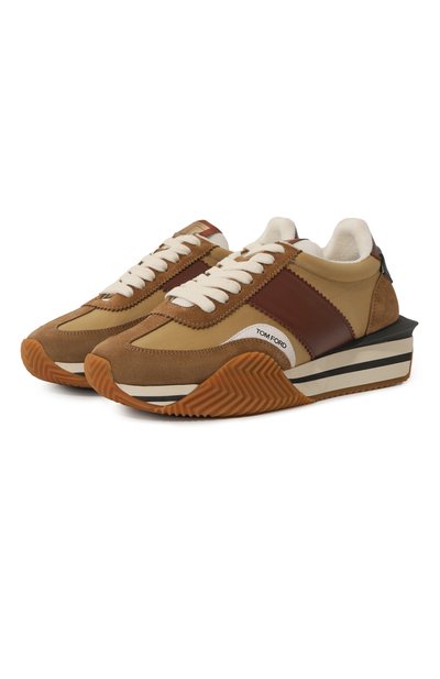 Мужские комбинированные кроссовки james TOM FORD, арт. J1292T/LCL134