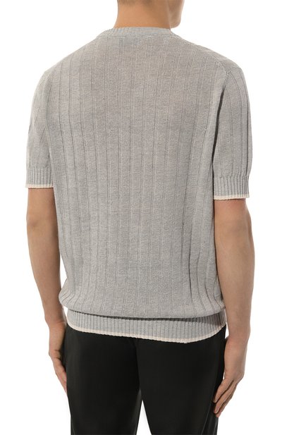 Джемпер изо льна и хлопка BRUNELLO CUCINELLI, арт. M2L70B2273, фото 4