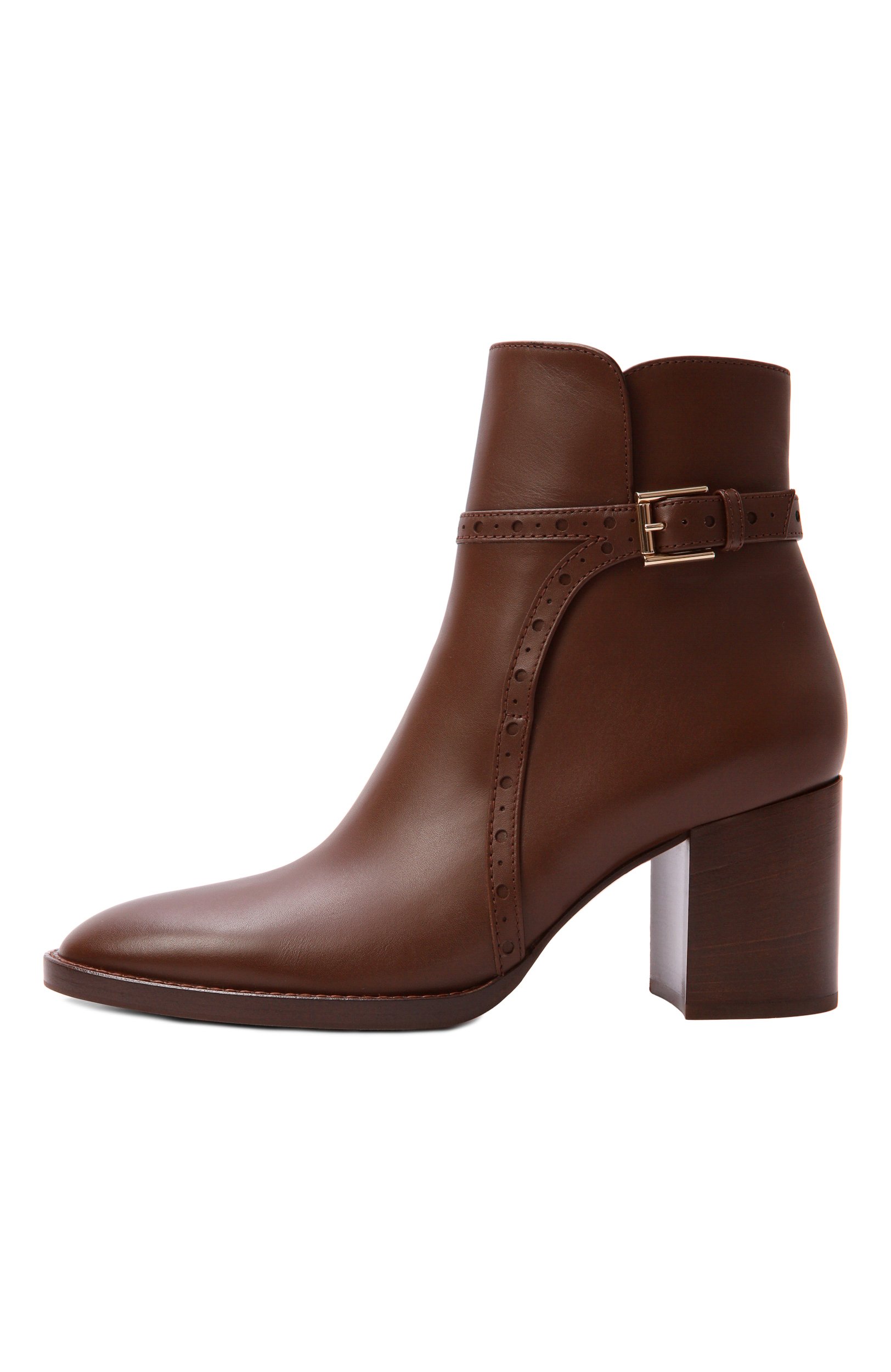 Кожаные ботильоны fes 70 GIANVITO ROSSI коричневого цвета по цене 236500 руб., арт. G72834.70CU0.VGIBR0W, фото 4 Кожаные ботильоны fes 70 GIANVITO ROSSI, арт. G72834.70CU0.VGIBR0W, фото 4
