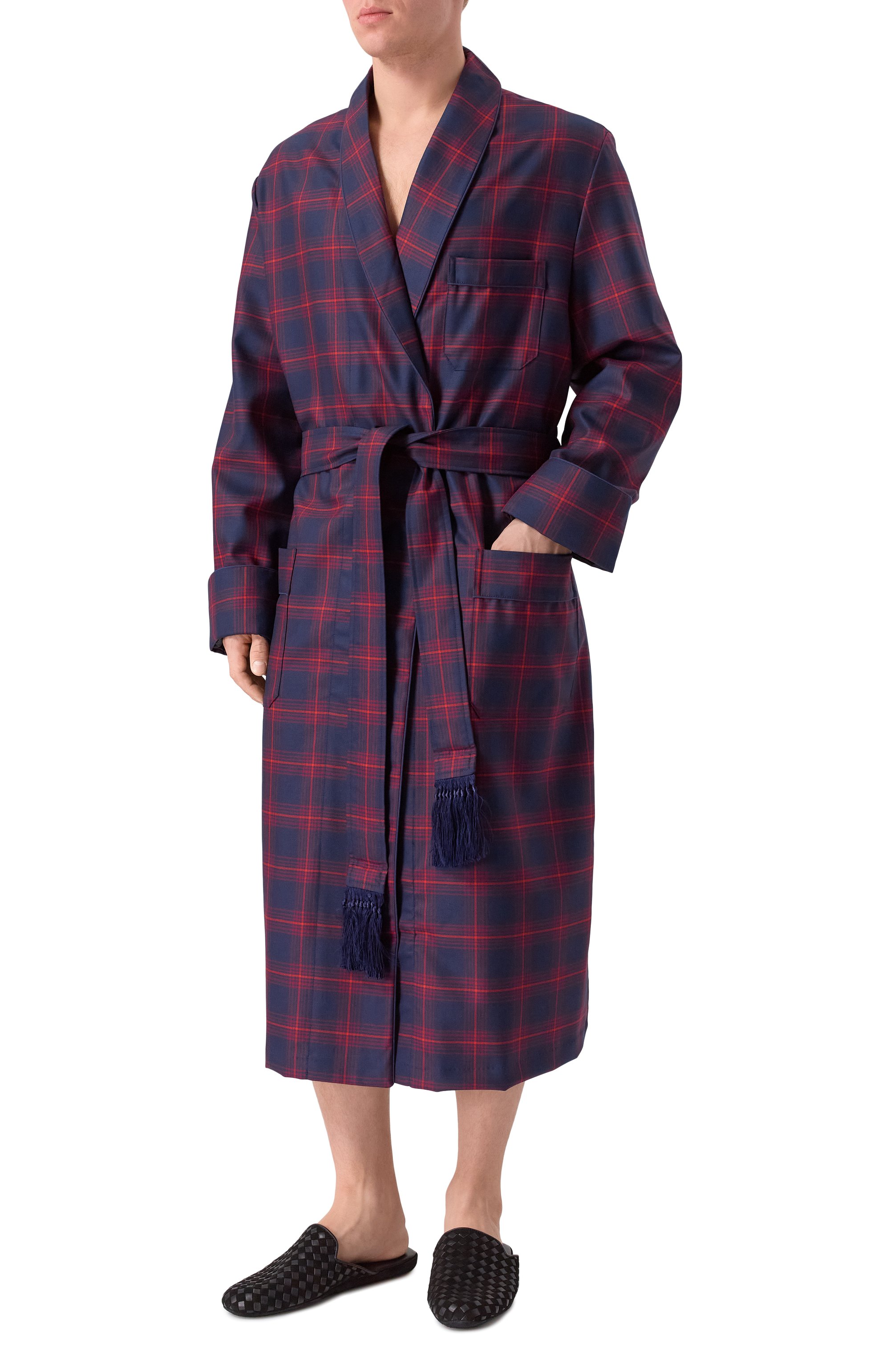 Шерстяной халат DEREK ROSE, арт. 5901/Y0RK040, фото 2