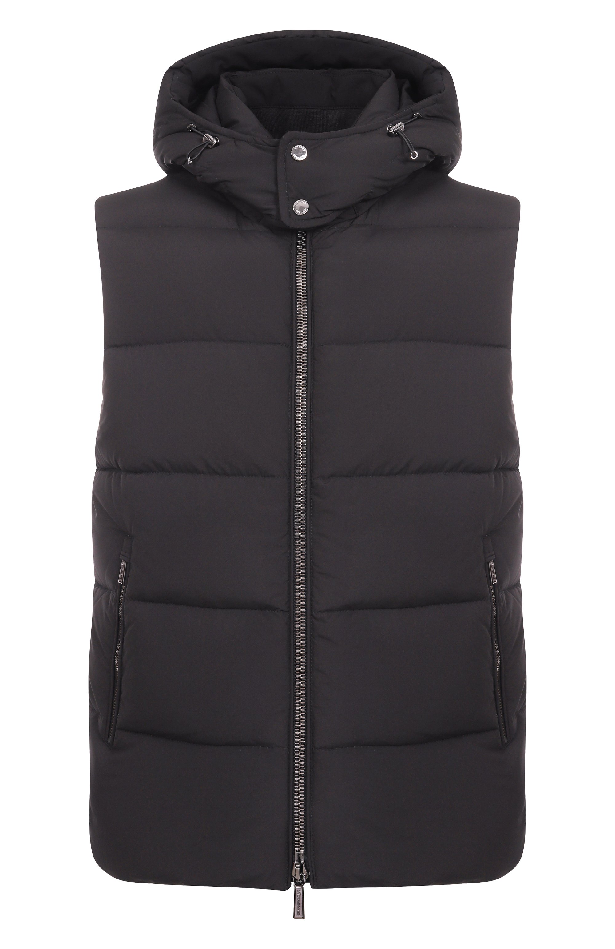 Пуховый жилет fire-skt MOORER черного цвета по цене 148500 руб., арт. FIRE, фото 1 Пуховый жилет fire-skt MOORER, арт. FIRE, фото 1