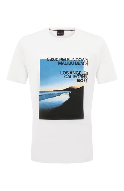 Хлопковая футболка BOSS, арт. 50486217, фото 1
