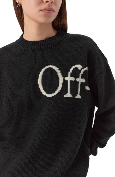 Шерстяной свитер OFF-WHITE, арт. 0WHE100F25KNI002, фото 5