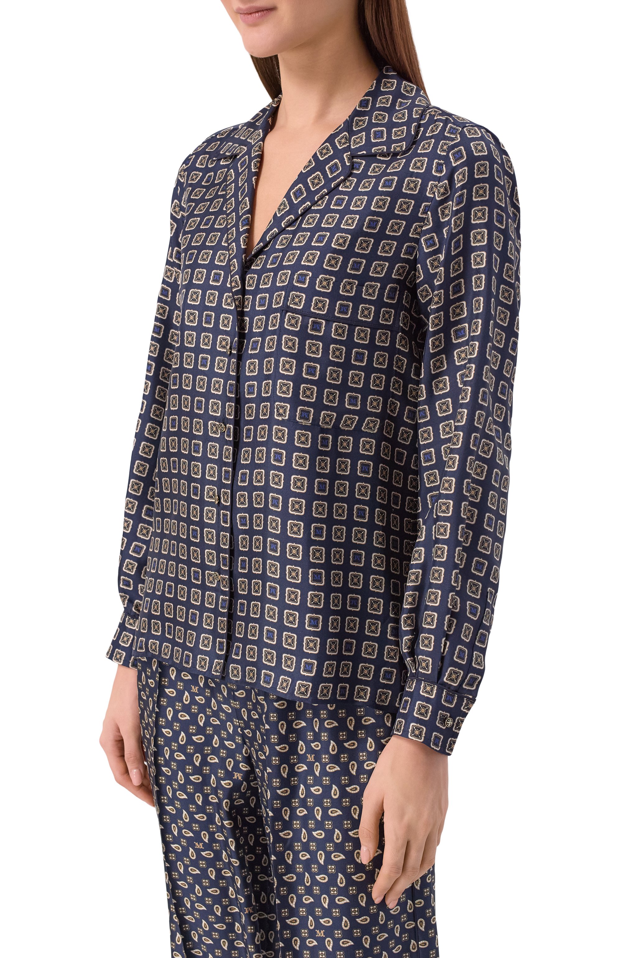 Шелковая рубашка MAX MARA, арт. MXMDISC0, фото 3