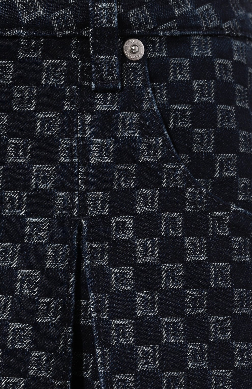 Джинсовая юбка BALMAIN, арт. BF0LB902DD80, фото 5