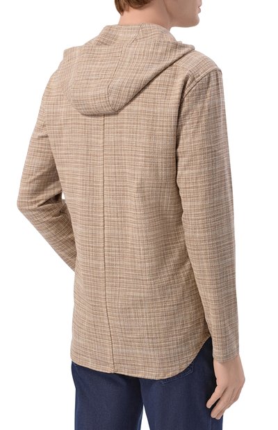 Рубашка из шерсти и шелка KITON, арт. UMCPETEK0617E18, фото 4