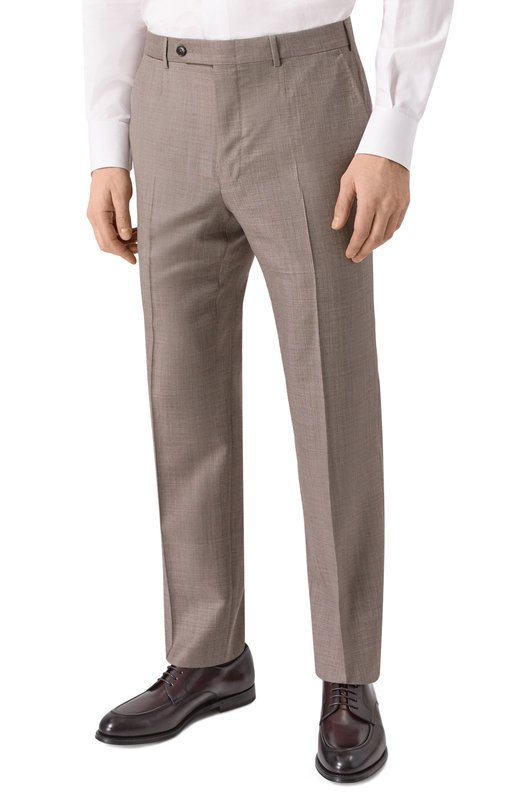 Шерстяной костюм Zegna 221225/922089A9 Коричневый  221225/922089A9 Фото 6