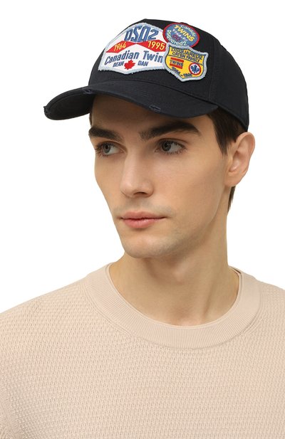 Хлопковая бейсболка DSQUARED2, арт. BCM0643 05C00001, фото 2