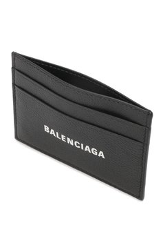 Мужской кожаный футляр для кредитных карт BALENCIAGA черного цвета, арт. 594309/1IZI3 | Фото 3 (Материал: Натуральная кожа; Региональные ограничения белый список (Axapta Mercury): RU; Кросс-КТ: обложки и футляры)