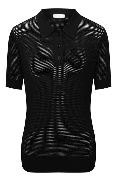 Женское поло из вискозы DRIES VAN NOTEN, арт. 211-11217-2700