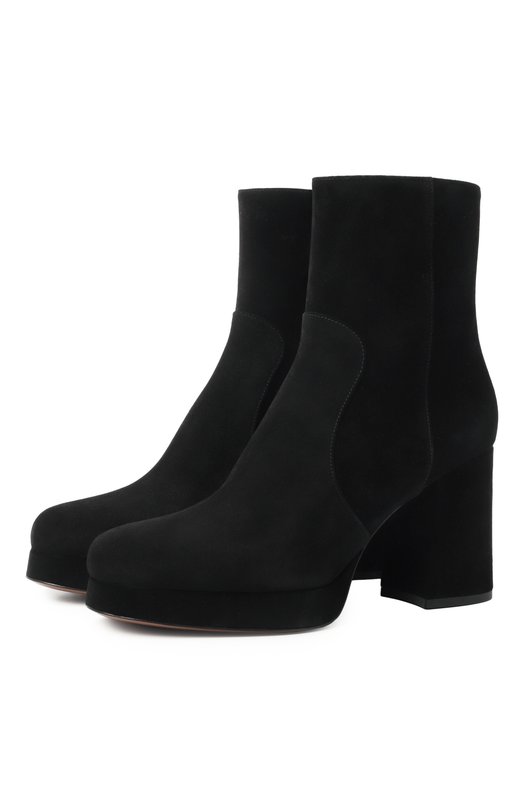 Замшевые ботильоны Fawcette 90 Valentino 7W0S0NF1/DHU Чёрный 7W0S0NF1/DHU