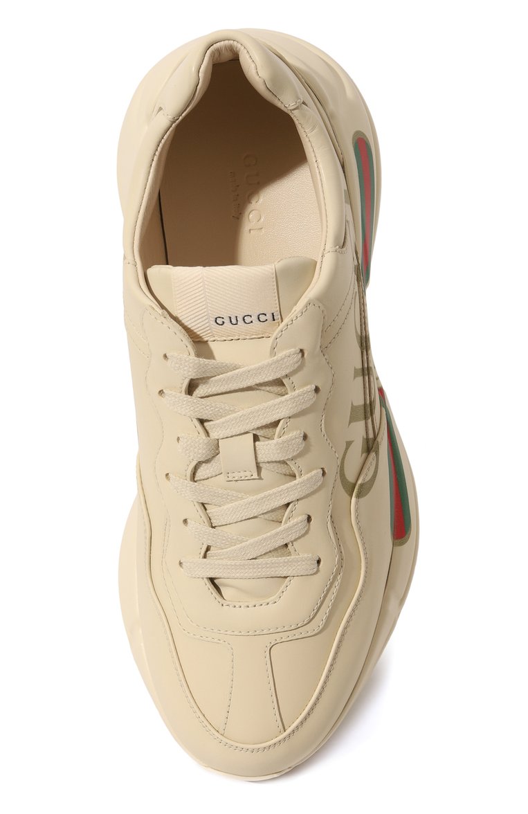 Кожаные кроссовки rhyton GUCCI, арт. 528892 DRW00, фото 1