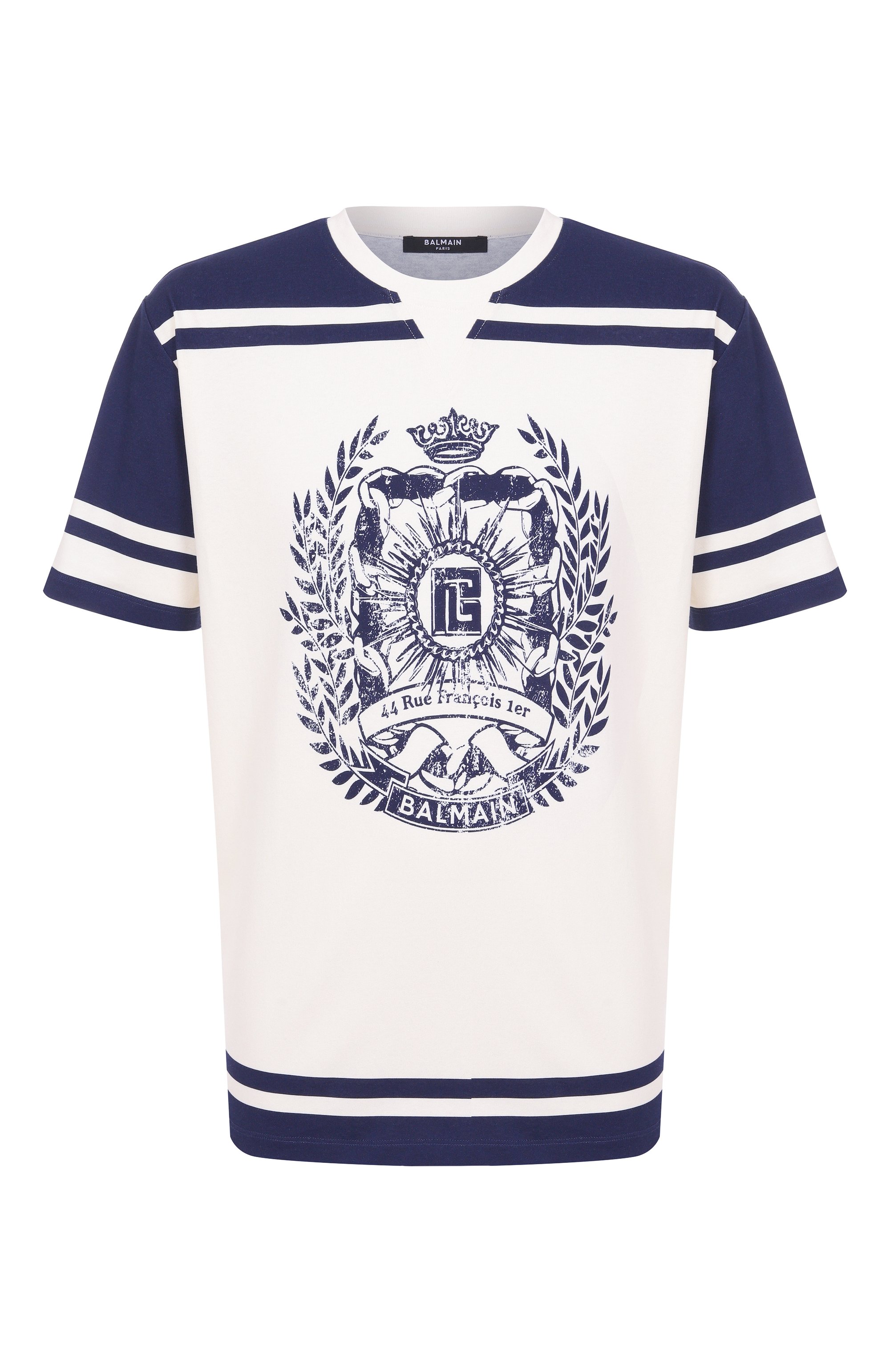 Хлопковая футболка BALMAIN, арт. FH1EG155/GE96, фото 1