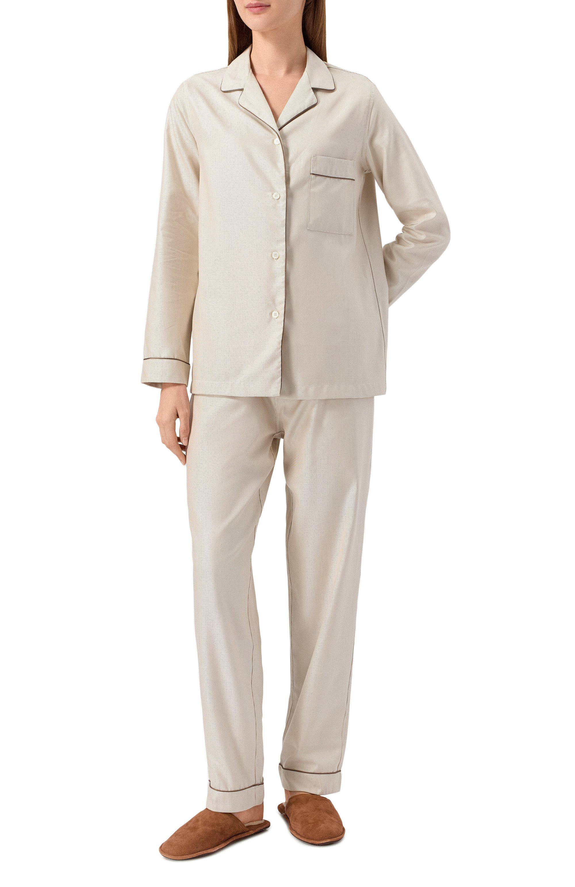 Хлопковая пижама FRETTE, арт. 25100586 00F 00946, фото 2