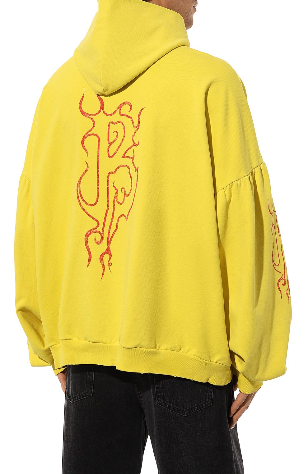 Хлопковое худи BALENCIAGA, арт. 761458/TPVN7, фото 4