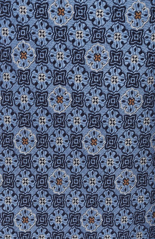 Шелковый галстук Canali 18/HJ04491 Голубой  18/HJ04491 Фото 4