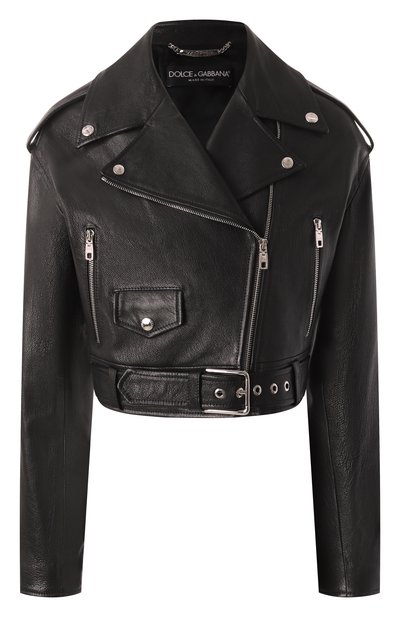 Женская кожаная куртка DOLCE & GABBANA, арт. F9R87L/HULVJ