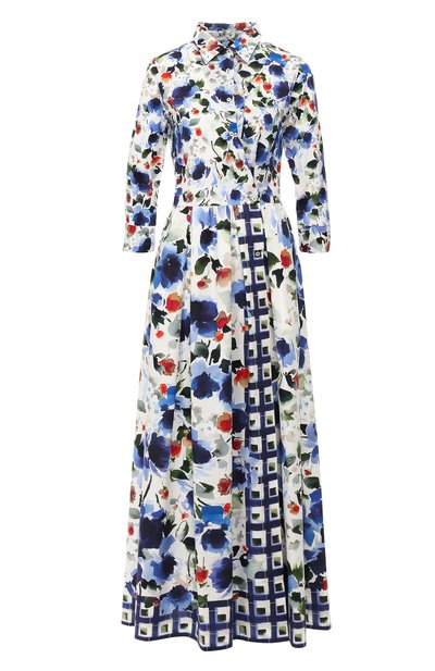 Женское хлопковое платье SARA ROKA, арт. ELENAT105/SS19-31
