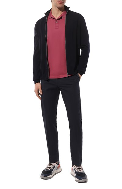 Комбинированные кроссовки SANTONI разноцветного цвета по цене 69950 руб., арт. MBIH21877BGAGCSAU55, фото 2 Комбинированные кроссовки SANTONI, арт. MBIH21877BGAGCSAU55, фото 2