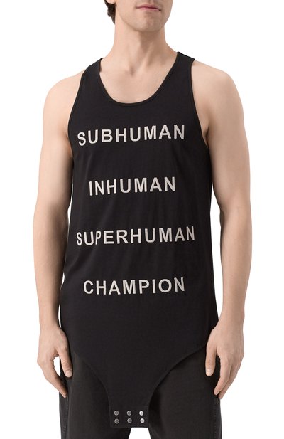 Хлопковая майка rick owens x champion RICK OWENS, арт. CM01E1678/CHJG, фото 3