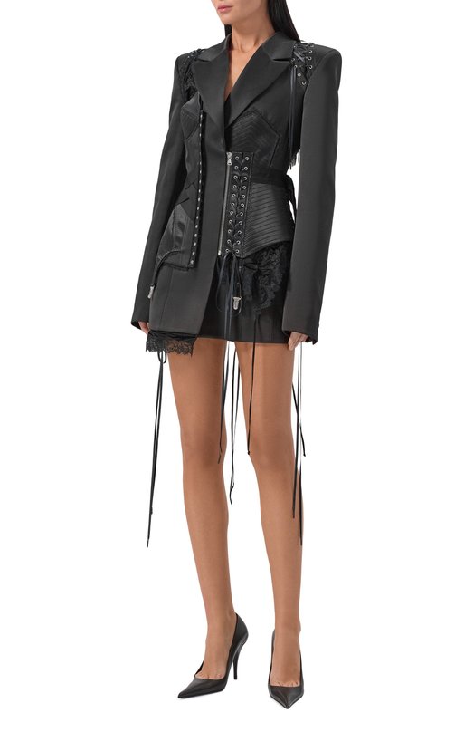 Атласный жакет Daniil Antsiferov DA_1485B Чёрный  DA_1485B Фото 3