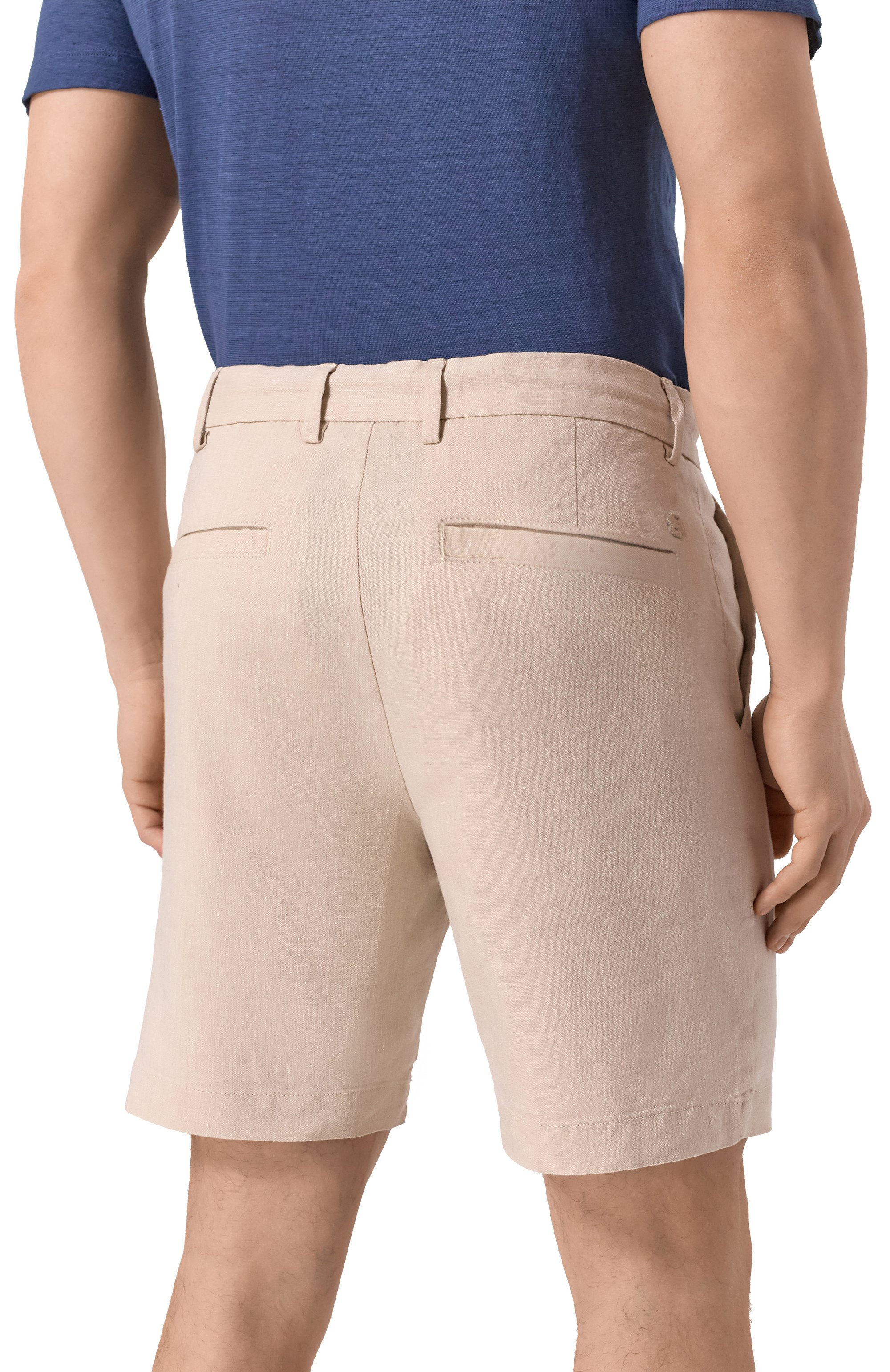 Шорты изо льна и вискозы BOSS, арт. 50538016, фото 4