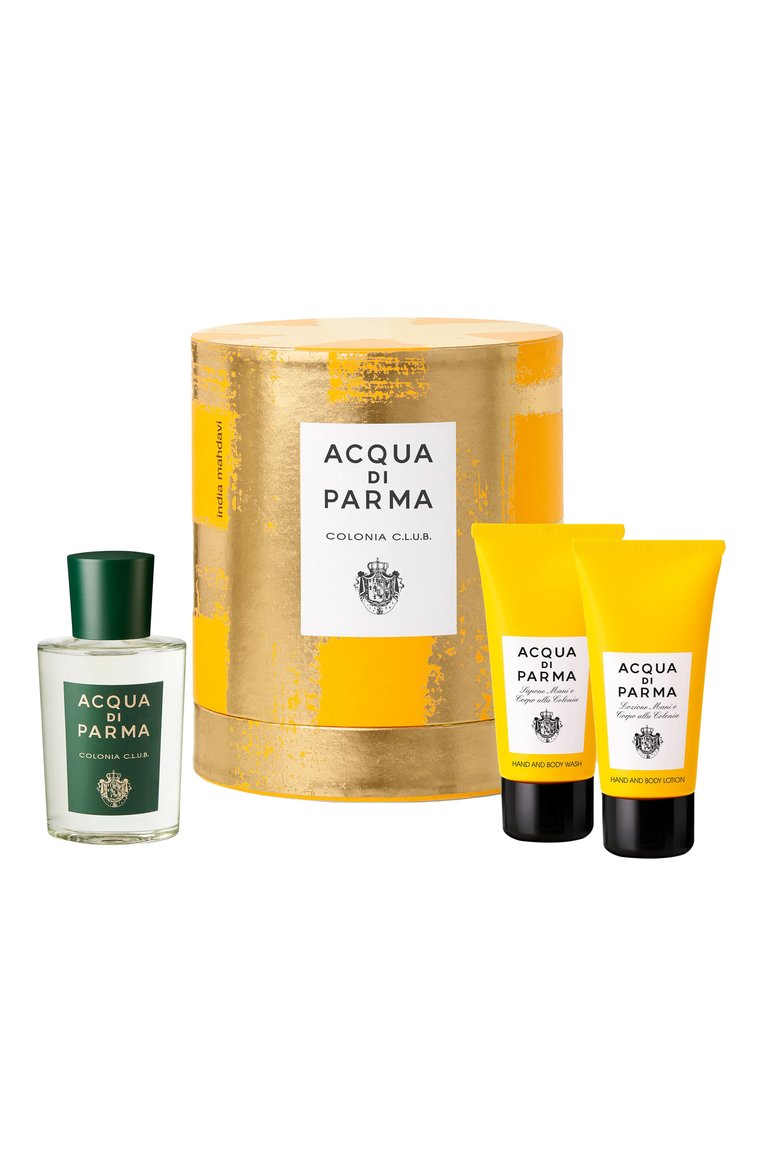 Набор colonia c.l.u.b (100+2x75ml) ACQUA DI PARMA бесцветного цвета, арт. ADP082179 | Фото 1 (Региональные ограничения белый список (Axapta Mercury): Не проставлено; Косметика кросс-кт: Парфюмерия У, Уход У; Нос: Не проставлено; Ограничения доставки: flammable)
