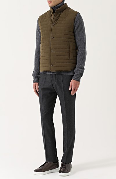 Шерстяные брюки прямого кроя OFFICINE GENERALE, арт. W17MTLG130, фото 2