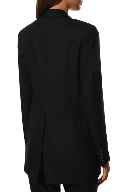 Шерстяной жакет DRIES VAN NOTEN темно-синего цвета по цене 114000 руб., арт. 211-10416-2155, фото 4 Шерстяной жакет DRIES VAN NOTEN, арт. 211-10416-2155, фото 4
