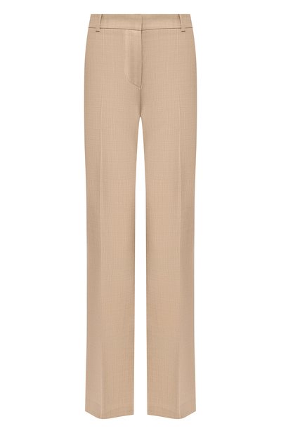 Женские расклешенные брюки VICTORIA BECKHAM, арт. TR STR 2713C PSS19 MELANGE W00L