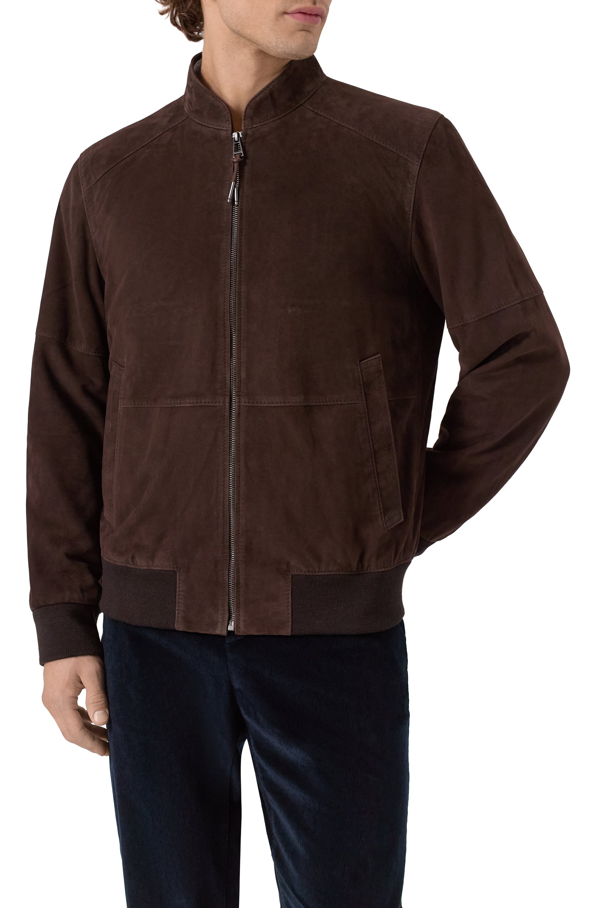 Замшевый бомбер WINDSOR, арт. B0RELL03-L/1300160L, фото 3