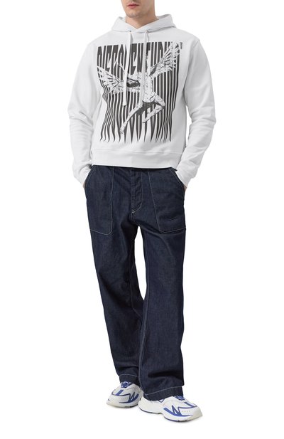 Хлопковое худи DIEGO VENTURINO, арт. DVFLHDVI, фото 2