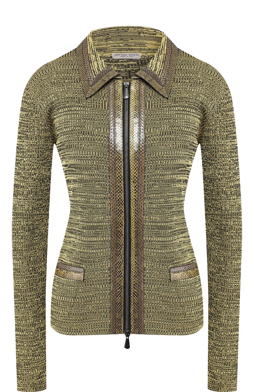 Кардиган на молнии из смеси вискозы и шелка BOTTEGA VENETA, арт. 513251/VERF1, фото 1