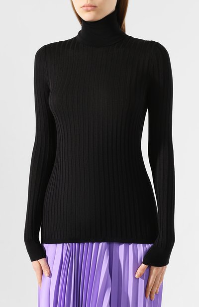 Шелковая водолазка GUCCI черного цвета по цене 83800 руб., арт. 467680/X2138, фото 3 Шелковая водолазка GUCCI, арт. 467680/X2138, фото 3