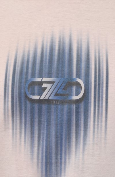 Хлопковая футболка ZILLI, арт. MBZ-NT550-VERT1/MC01, фото 5