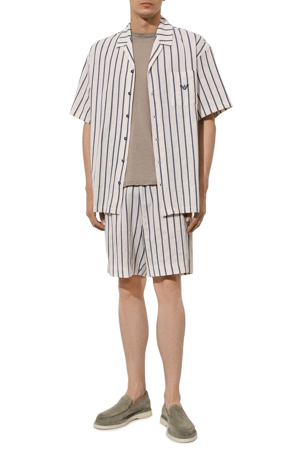 Хлопковые шорты EMPORIO ARMANI, арт. 211864/4R465, фото 2