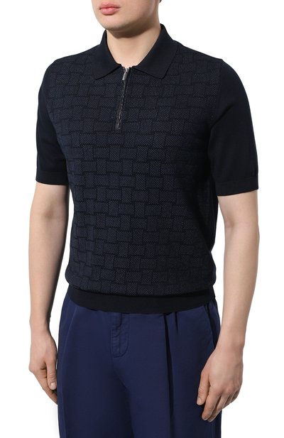 Поло из шелка и хлопка ZILLI, арт. KZP002M0153VINT00, фото 3