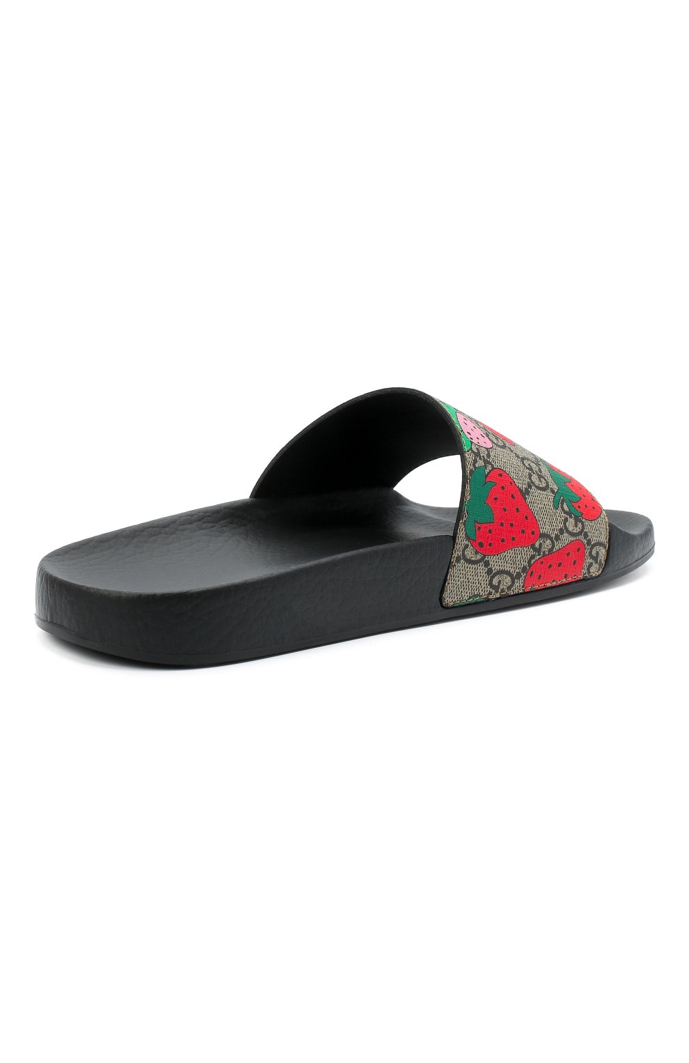 Резиновые шлепанцы pursuit GUCCI коричневого цвета по цене 41760 руб., арт. 408508/G2200, фото 4 Резиновые шлепанцы pursuit GUCCI, арт. 408508/G2200, фото 4